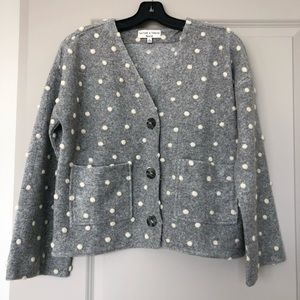 Madewell Texture & Thread Boxy Bobble Cardigan